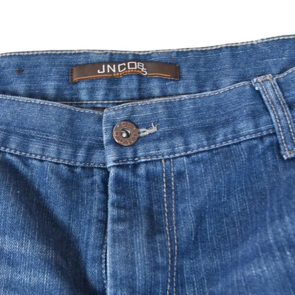 JNCO 85 Jeans Mens 40x30 Straight Crown Brand 30x28 Shorter Actual *Hemmed* - Picture 3 of 9